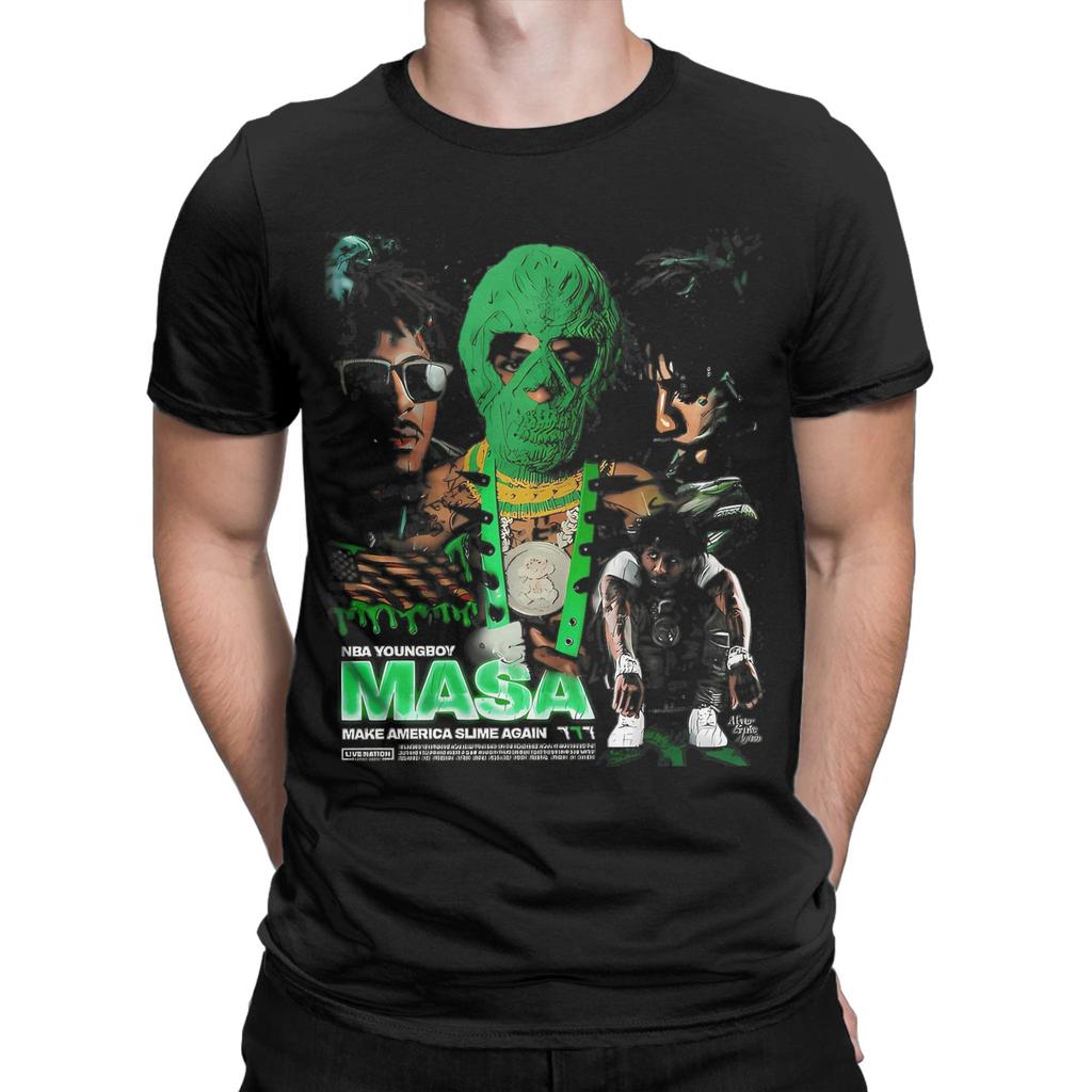 Men Women New Arrival Rapper Young Boy Never Broke Again MASA Tour 2025 Tee T Shirt Pure Cotton T-shirts Clothes