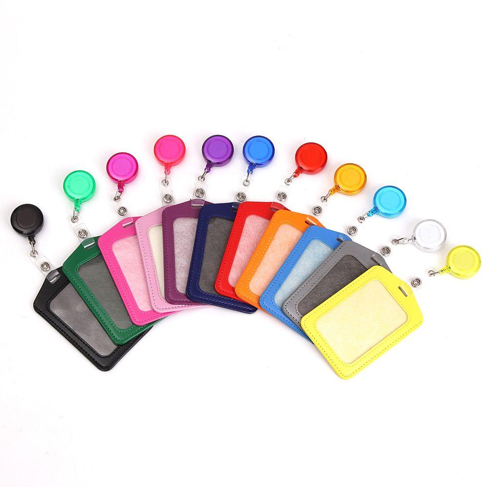 Badge Holder Bus Card Holder Credit Cards Protector Transparent Card Cover Student Card Sleeves