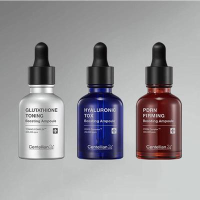 Conjunto de Ampolas Ampola Revitalizante Conjunto de 3 Tipos (PDRN / Glutationa / Ácido Hialurônico), Trio Glow Multicuidado Diário