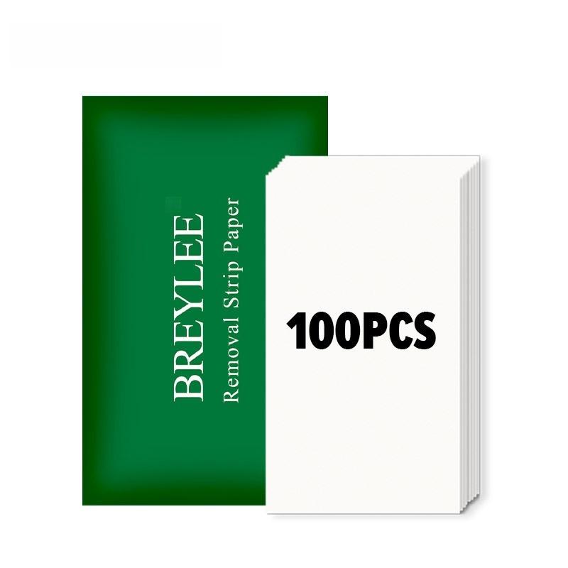 BREYLEE 100 Pcs Removal Strip Paper For Nose Mask Tear Off Paper Skin Care Tool