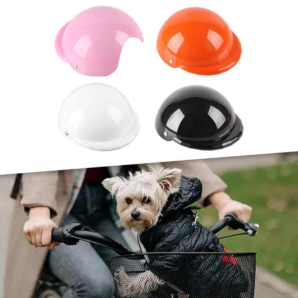 Pet Helmet Motorcycle/Bike Hat Safety Pet Cap Outdoor Bike Pets Cap Pet Hat Hard Safe Hat Dog Hard Hat for Small Dogs Cats Puppy