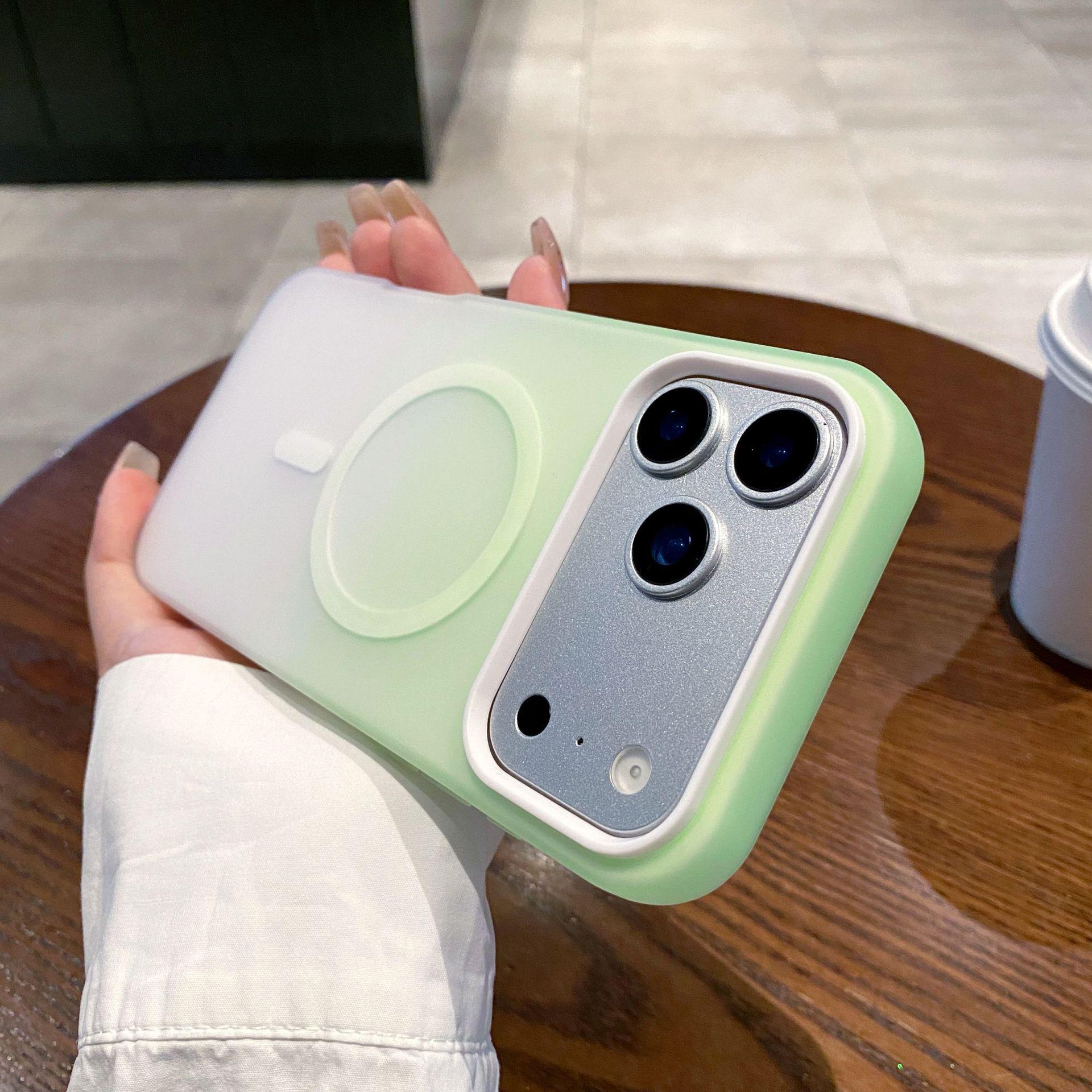 

Gradient Jelly 2-in-1 Magnetic Phone Case for iPhone 17, 16, 15 Promax iPhone 12