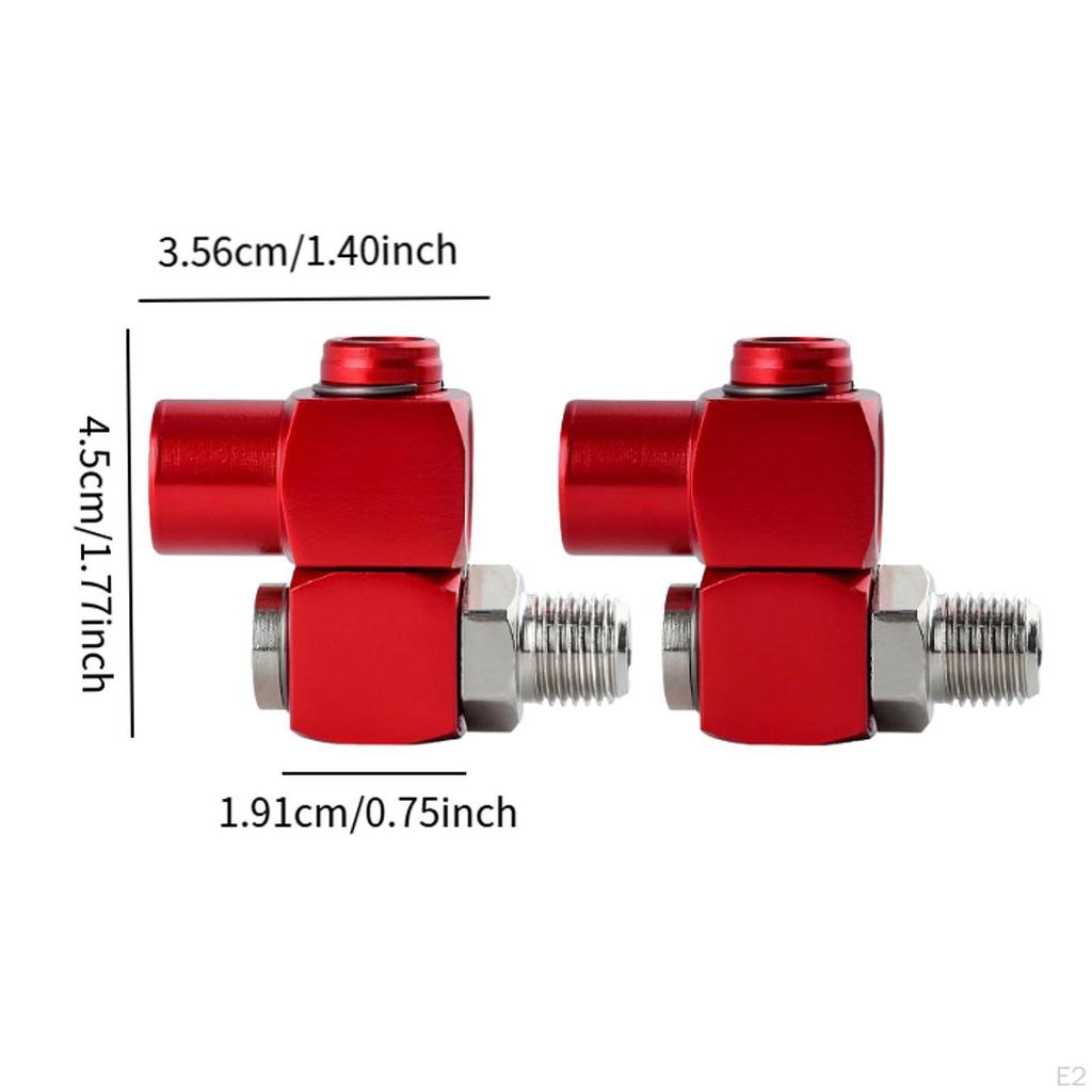 Pneumatikanschluss Luftkompressor-Adapter Ersatz Schwenkschlauchverbinder 1/4 Zoll NPT