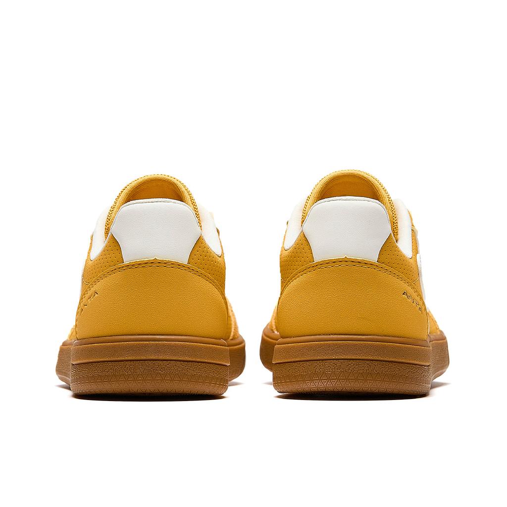 Anta Manchester Dance Slip Resistant Abrasion Resistant Low top Skateboard Shoes Women's Yellow White 922618009-3