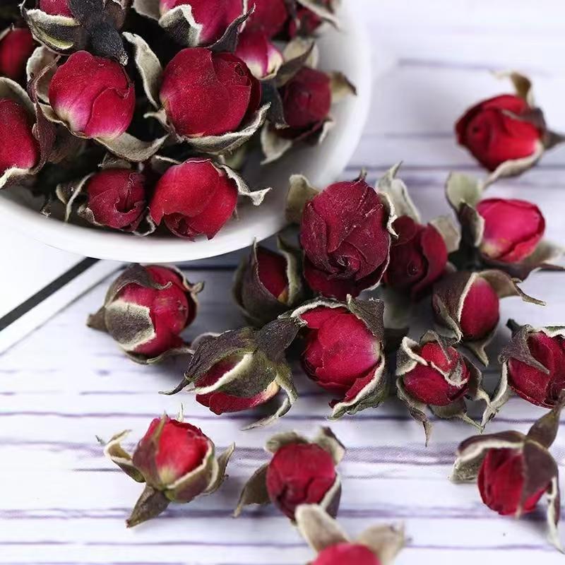 Yunnan Golden-Edged Dried Roses for Tea, 250g - Ideal for Cold Brew or Hot Brewing.