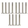 12PCS Marine Hex Socket Screw Stainless Steel High Hardness Pump Impeller Screw Bolt for Boat Repair