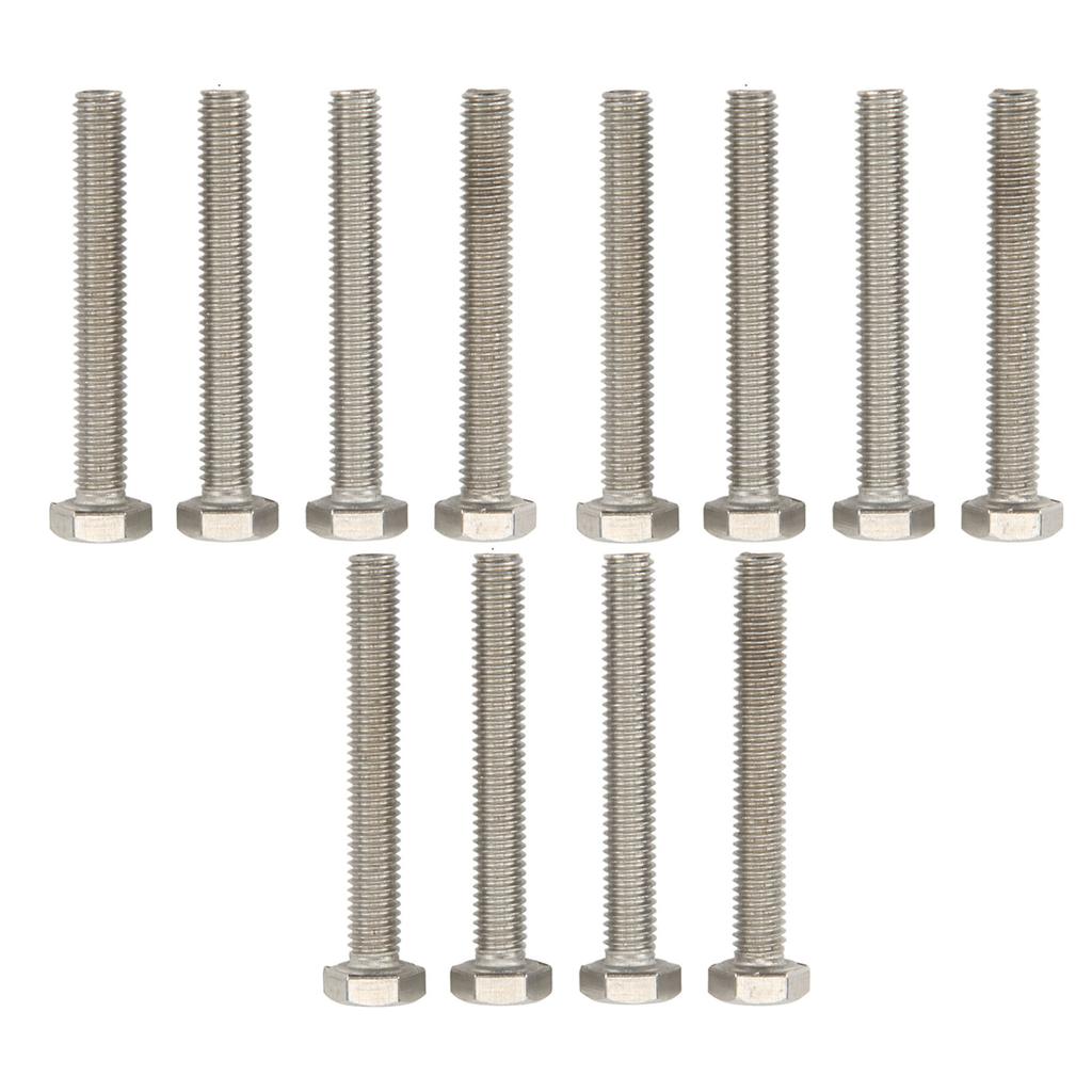 12PCS Marine Hex Socket Screw Stainless Steel High Hardness Pump Impeller Screw Bolt for Boat Repair