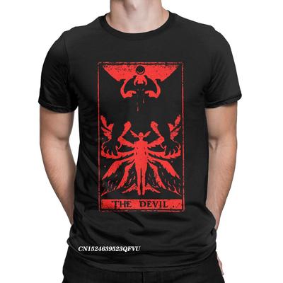 Devil Tarot Debiruman Devilman Crybaby Men's Tshirt Japan Anime Tee Shirt Harajuku Manga T-Shirts Cotton Summer Clothing