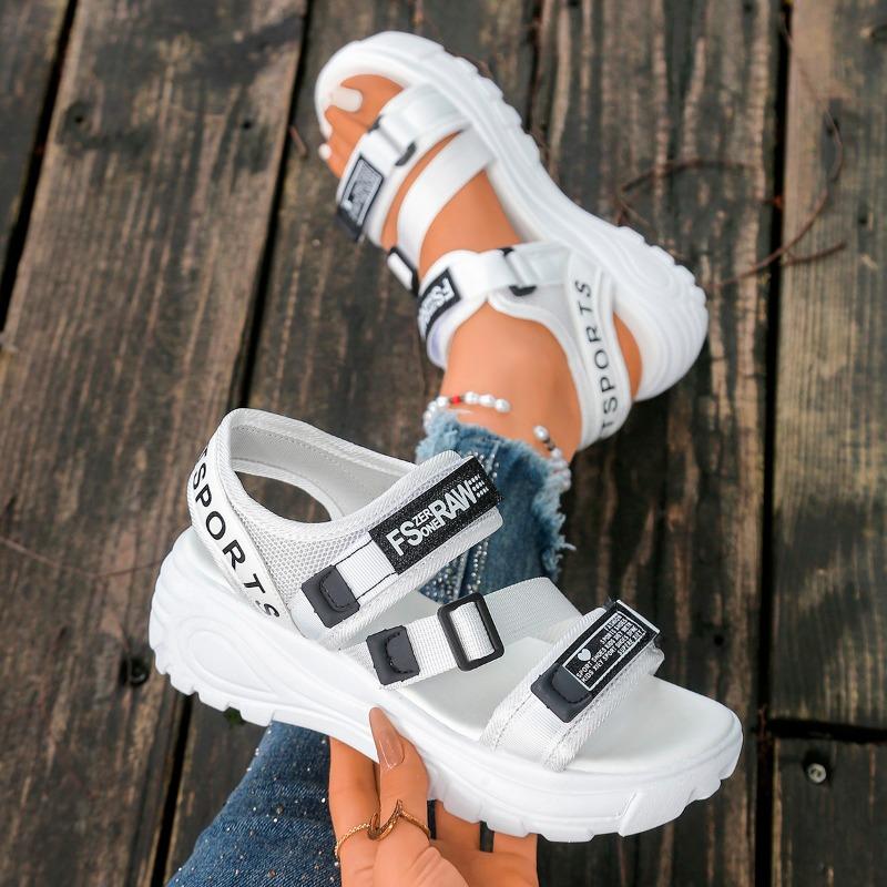 Plus-size Women's Sandals Summer Platform Thick-soled Women's Shoes Student Sports Sandals for Women