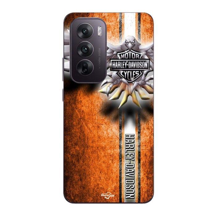 Coque Pour Oppo Reno 12 5g Harley Davidson Motor Aigle Maniacase
