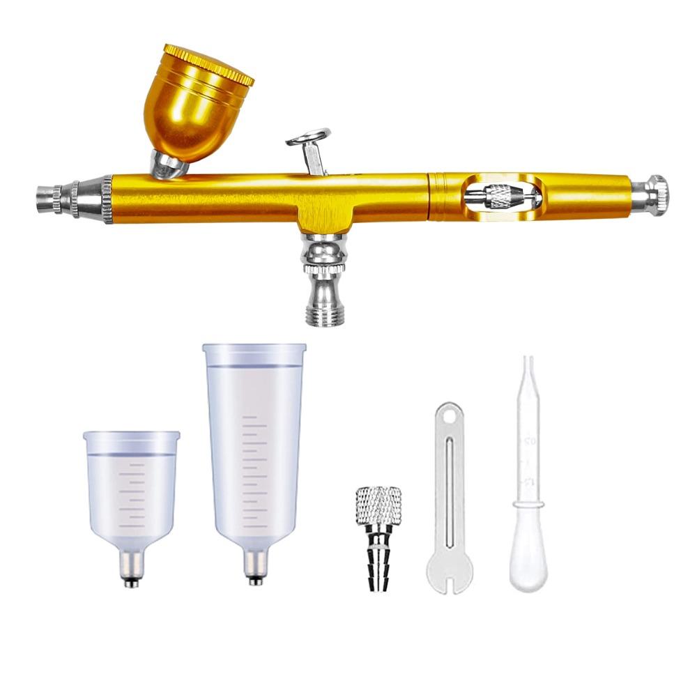 AR131 Painting Spray Gun Black/Red/Gold Sturdy DIY Art Spray Gun Double Action Smooth Paint Sprayer DIY Handcraft Spraying