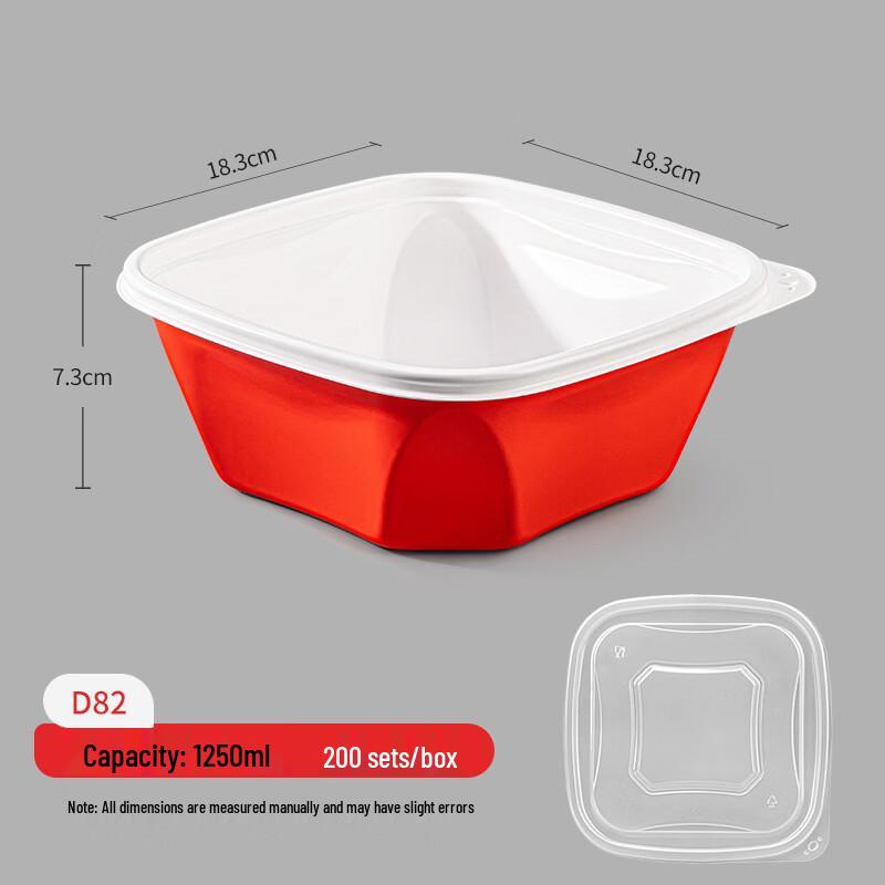 

Disposable Square Food Containers with Lid