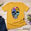 HUMAN GRAFFITI ART SKULL - Retro Vintage Skater T-Shirt Unisex T-shirt 3