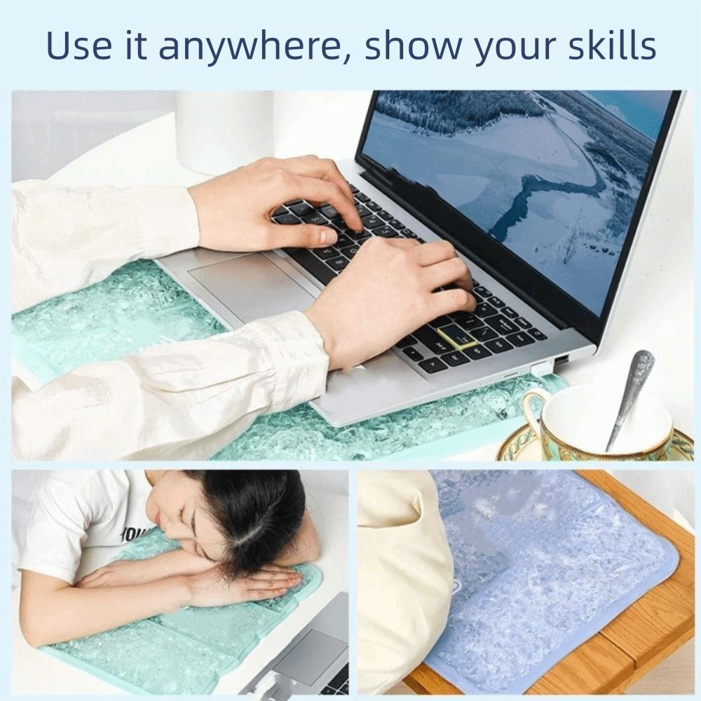 No Water Injection Cooling Gel Seat Cushion Ice Bead Structure Non-Inflatable Cushion  Car Seats