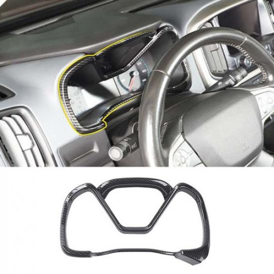 Carbon Fiber Dashboard trument Box Cover Trim Bezels for Chevy Colorado 2014+