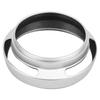 Universal Aluminium Alloy Portable Hollow Camera Bevel Lens Hood Shade Silver52mm