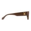 Louis Vuitton Original Design Metal Acetate Square Sunglasses Unisex sunglasses Brown Z2702E
