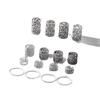 Pcs Europe and America TEA SHEIN Popular DIY Wig Dreadlocks Jewelry Accessories Hollow Braids Hair Extension Ring Buckle