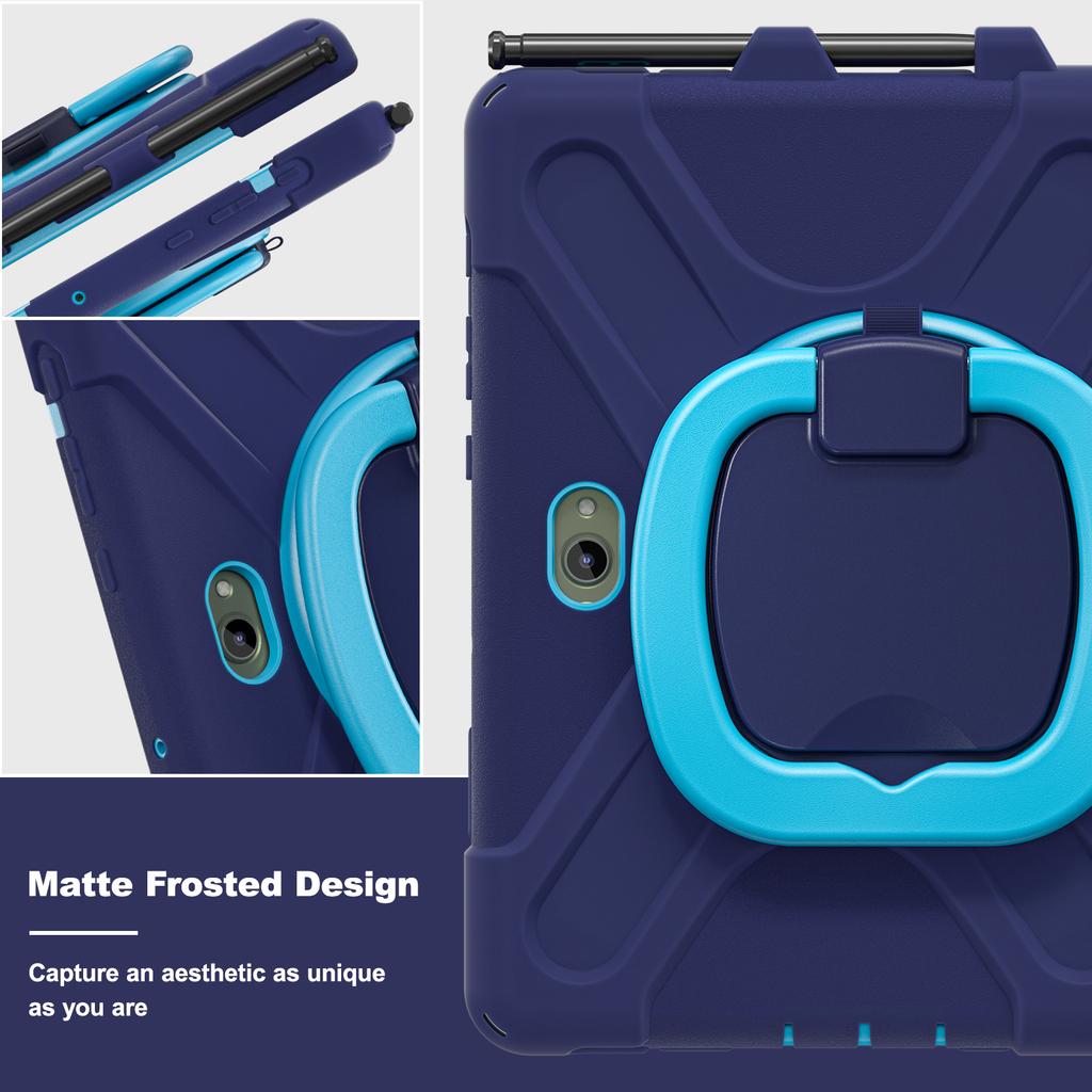 For Samsung Galaxy Tab Active5 Pro X350/X356B/Active Pro T540/T545/T547/Active4 Pro T630/T636 Case TPU + PC + Silicone Cover Kickstand