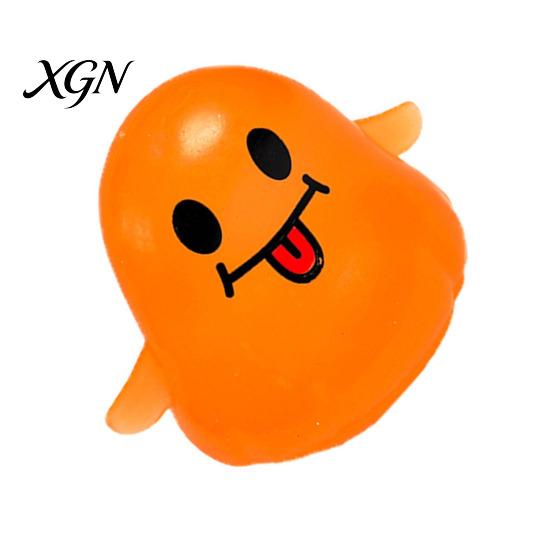 Ghost Fidget Toy Glitter Squeeze Stress Relief Transparent TPR Ball Slow Rising Decompression Sensory Halloween Party Favors