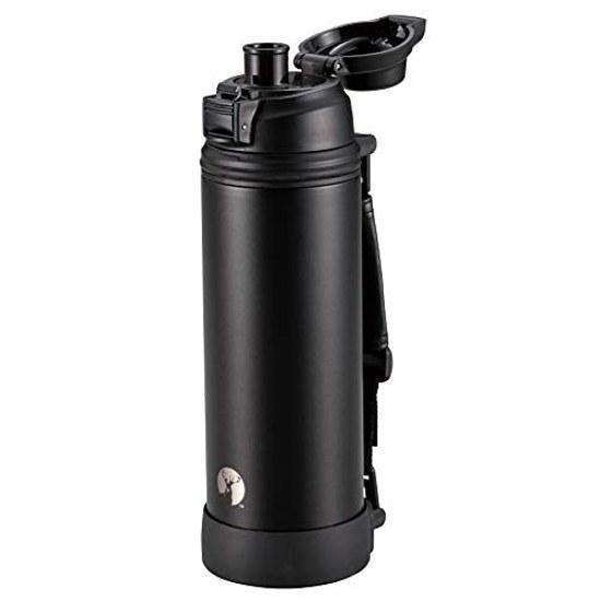 Captain Stag Sports Bottle Water Direct Drinking Double Stainless Steel Vacuum Insulation Cold Retention HD Drink Jug Compatible UE-3500 UE-3501