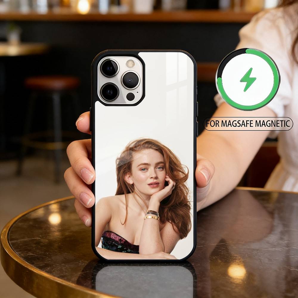 

A-Actor Sadie Sink Phone Case For iPhone17,16,15,14,13,12,11 Plus,Pro Max Magnetic For Magsafe Wireless Charging iPhone14PRO