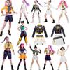 2025 Mädchen Dämonenjäger Hexe Squad Cosplay Kostüme - 3D Gedruckte Kinderkleidung Inspiriert von Beliebter Sängerin