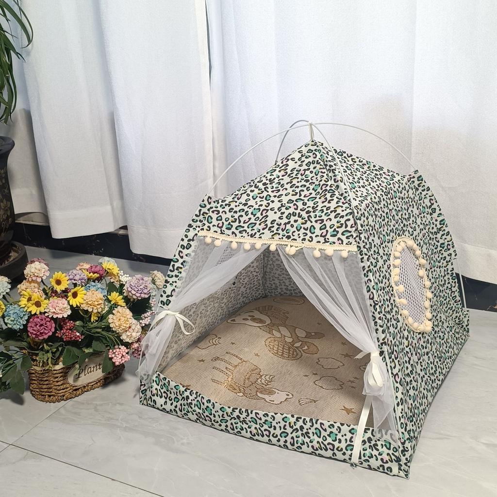 Pet Tent Cool in Summer Foldable Removable Cat Nest Small Pet Cat and Dog Universal Nest Dog Supplies