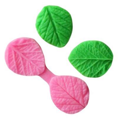 DIY Double Leaf Silicone Cake Mold Sugar Art Mold Fondant Mold Cake Decor
