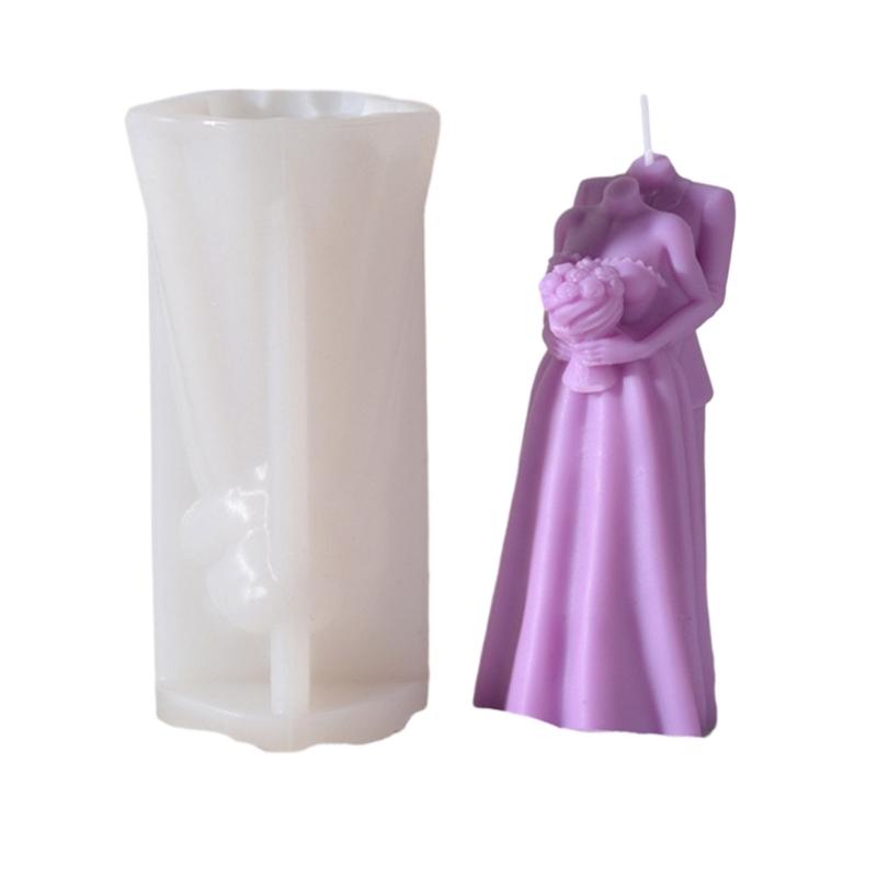 Couples Candle Mold Mother and Kids Silicone Mould Handmade Epoxy Casting Resin Mould DIY Fondant Chocolate Candy Molds