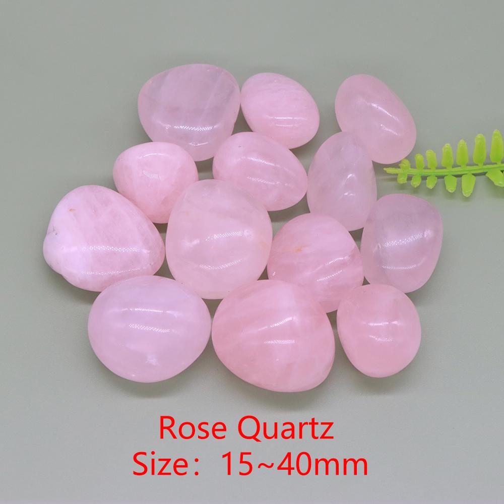 Natürliche Trommelsteine Gemischt Unregelmäßig Bunt Quarz Heilkristall Amethyst Mineral Gestein Exemplar Edelsteine Aquarium Dekoration