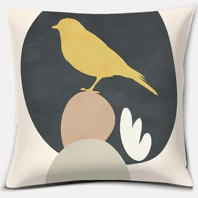 Colorful Abstract Series Double-Sided Printed Pillow Cover Short Plush Suitable Living Rooms Bedrooms Sofas Throw Cushion Cover