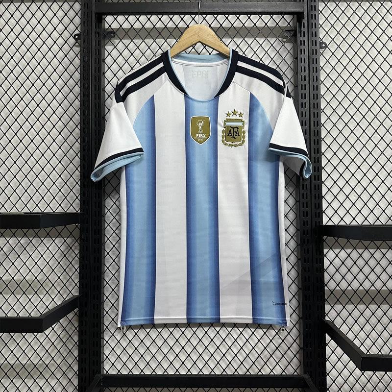 Argentina National Team 2627 World Cup Jersey - Official Style Short Sleeve Fan Version