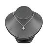 BVLGARI Greek Cross Necklace K18 white gold/diamond 8.87g Women Used