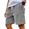 Men's Retro Corduroy Casual Shorts Men Fashion Solid Sweatpants Harajuku Corduroy Short Pants New Men Clothing Roupas