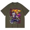 230 g/m² 100 % Baumwolle Dragon Ball V57 Gohan Piccolo Aufdruck Unisex Schweres Baumwoll-T-Shirt