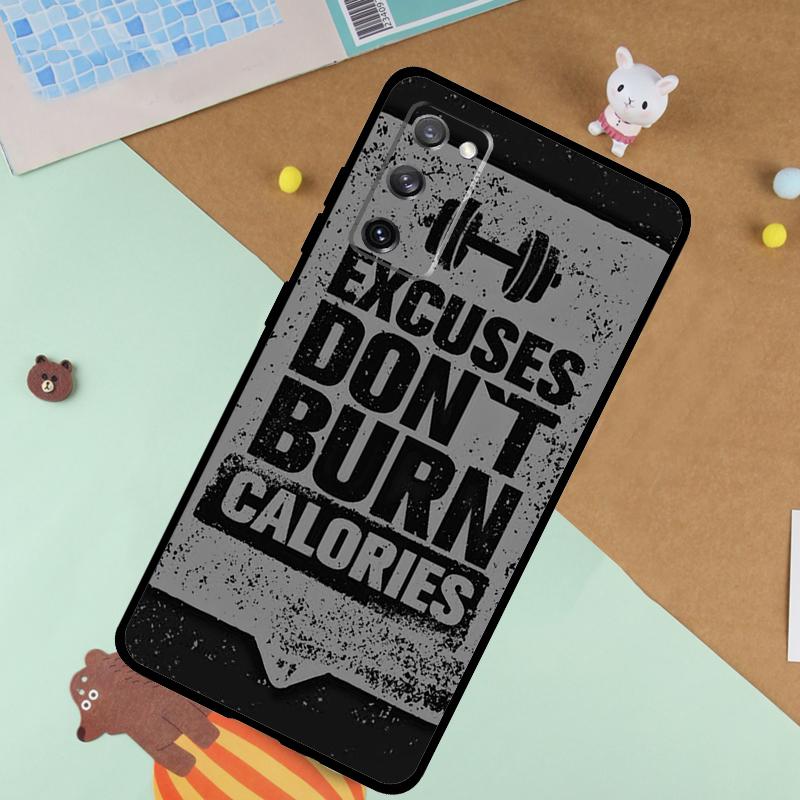 Bodybuilding Gym Fitness Soft Case For Samsung Galaxy S25 Ultra S9 S10 S20 S21 S22 S23 S24 Plus S24 FE Funda Cover