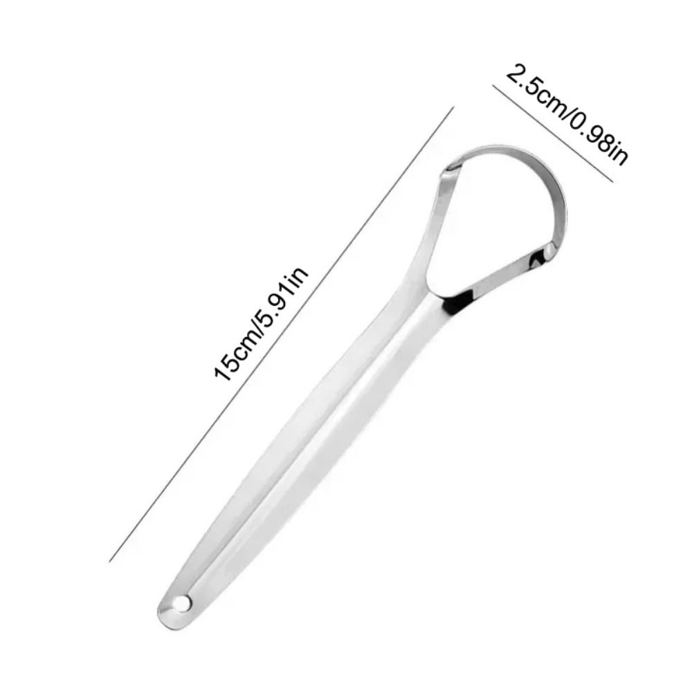 Silber Halitosis Clean Entfernen von Mundgeruch Zungenschaberbürste Neue Mundreinigungswerkzeuge