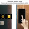 Smart Keyless Fingerprint Digital Password Electronic Lock For Cabinet File Locker(Silver)
