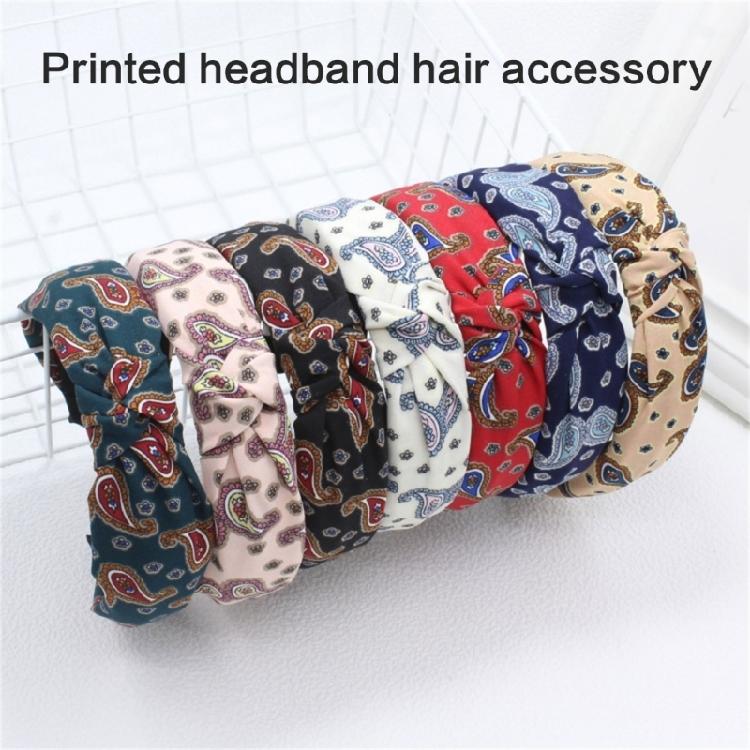 Women Fashion Hairband Wide Elastic material Hairband Printed Design Comfortable