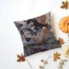 TThe Scum Villains SelfSaving System Cushion Cover Washable Linen Pillowcase Soft  for Daily Sofa Bed Home Room Decor