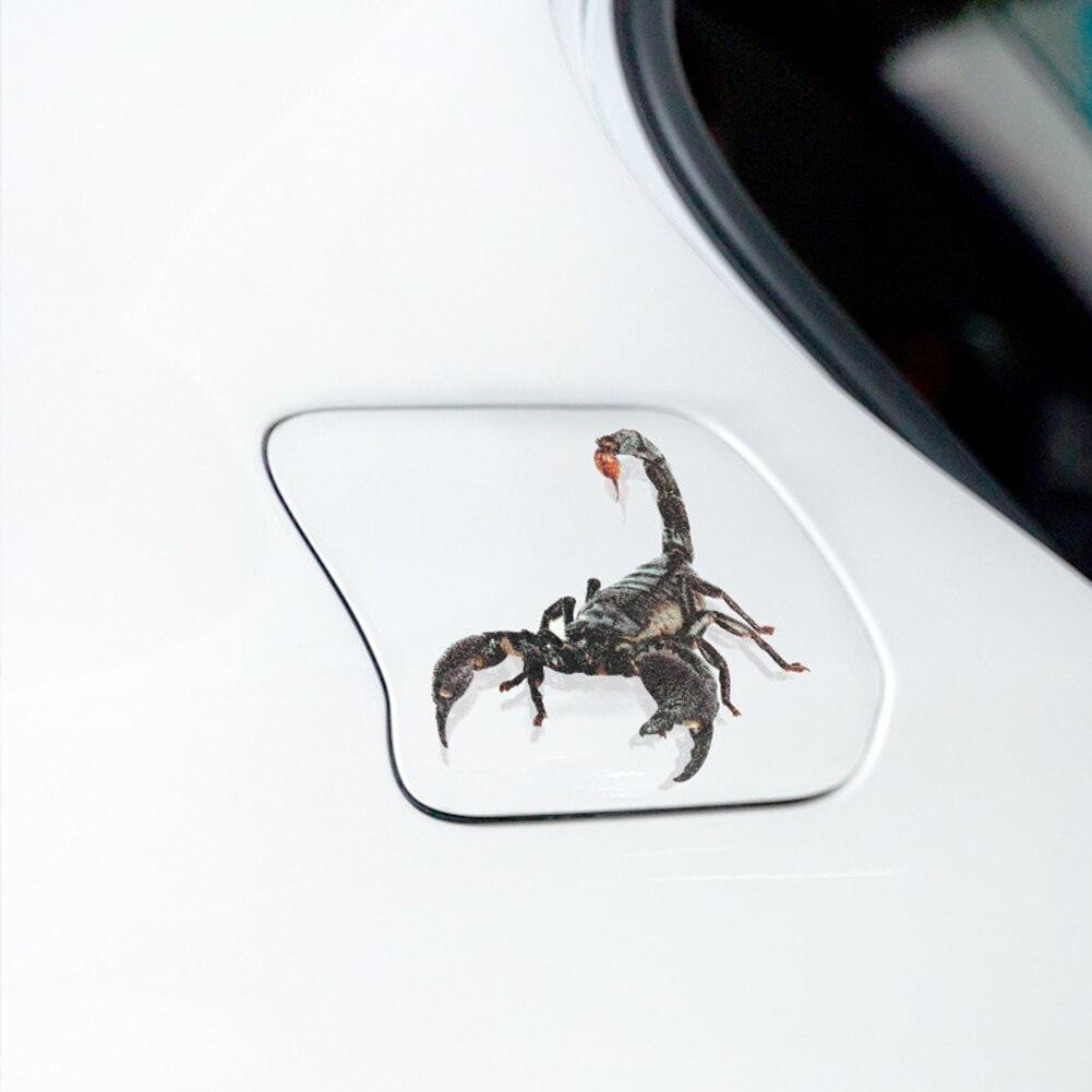 3D Spider Lizard Scorpion Car Sticker 3D animal pattern Vehicle Window Mirror Bumper Decal Decor Water-resistant High stickiness