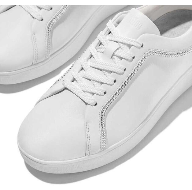 Кроссовки FitWear Rally Crystal-Trim Leather Sneakers