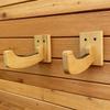 Surf Board Wall Hanger Wooden Skiing Board Storage Hanger Surfboard Holder Wall Rack for Indoor Outdoor Garage Patio Beach House