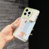 For iPhone 16 Pro Max Case Transparent PC+TPU Shockproof Phone Cover with Card Holder