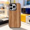 N-Natural Wood Printing For iPhone 17,16,15,14,13,12,11,Pro,Max,Plus,E,Air,Mini Anti Fall Black Matte Hard Bumper Phone Case
