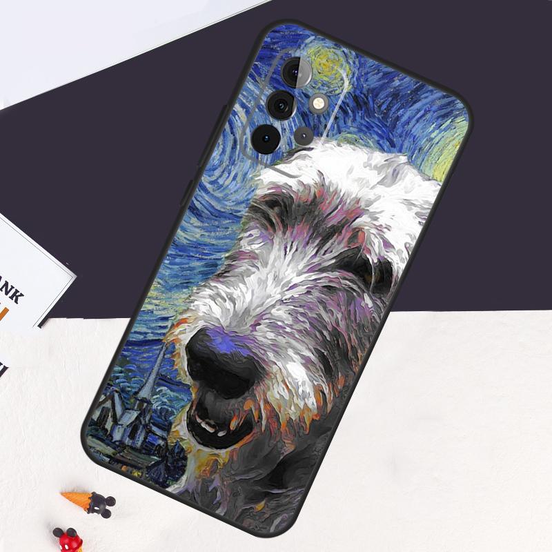 Irish Wolfhound Dog Case For Samsung Galaxy A05 A06 A26 A16 A56 A36 A22 A32 A52 A54 A34 A14 A55 A15 A53 A33 A35