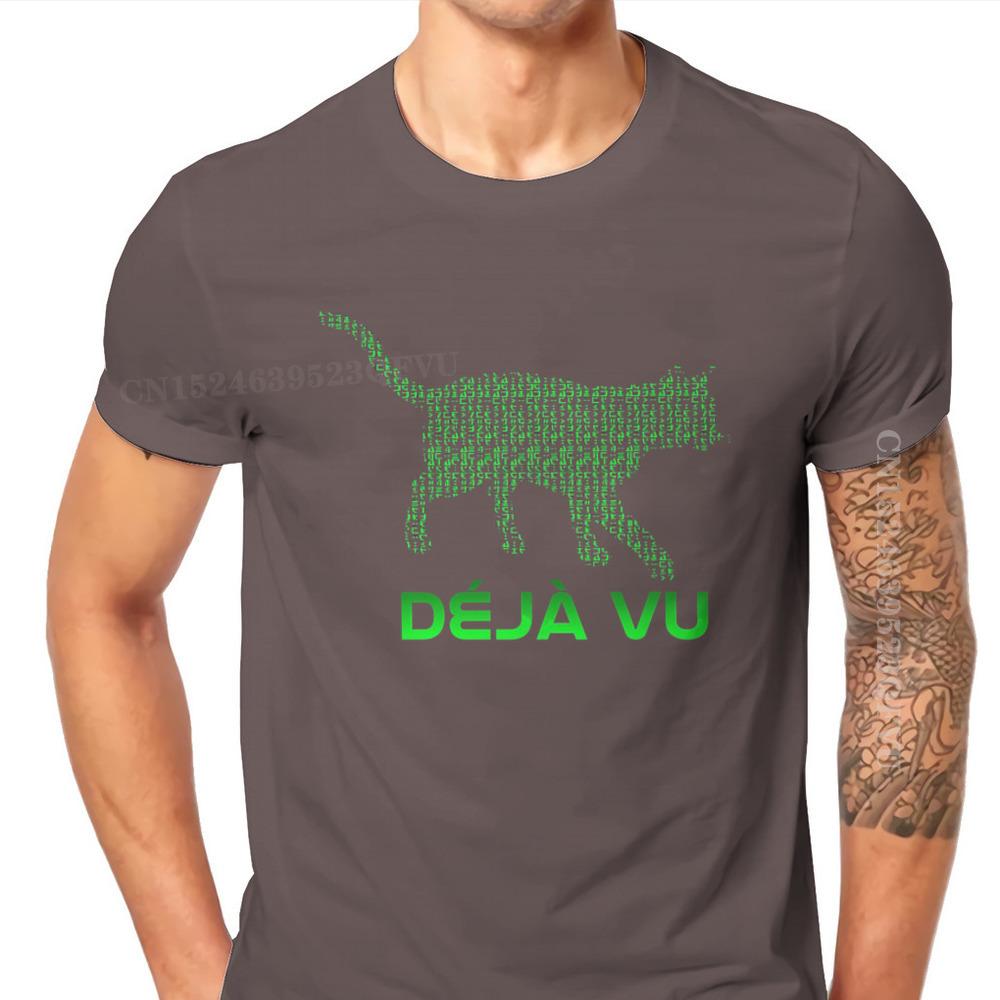 

Deja Vu Cat The Matrix Neo Science Fiction Film Unisex T Shirts Classic Gothic ONeck Tshirts Big Sale Harajuku Unisex Tshirt Clothing S