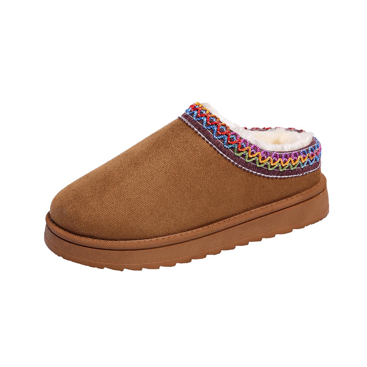 

Модные женские зимние сапоги для теплых замшевых кожаных сапог осень-зима слипоны на платформе лодочки с закрытым носком волосяные полутапочки хлопковые туфли 36 жёлтый