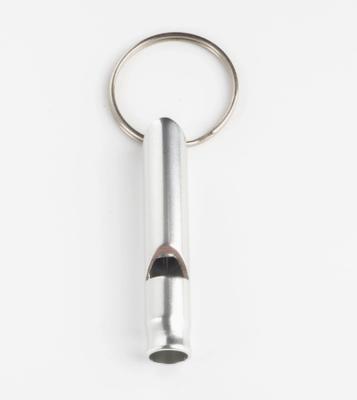 Aluminum Alloy Whistle Small Portable Whistle with Keyring Durable Metal Outdoor Safety Whistle for Emergency Survival Sports Activities